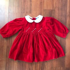 Vintage Red velvet dress